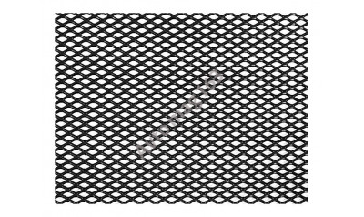 Алюминиевая сетка черная 100х15см, мелкая ячейка (5х10мм) 1263