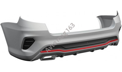 Бампер задний для Лада Гранта ФЛ FL Drive Active в СБОРЕ (Спорт) в цвет кузова