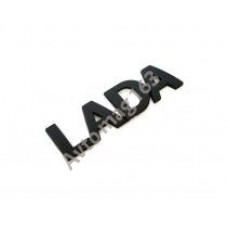 Надпись шильдик «LADA» нового образца, черный лак