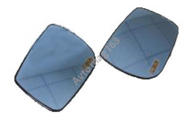 Комплект зеркальных элементов ВАЗ 2190 (стекл) Люкс с голубым антибликовым покрытием и обогревом для Лада Калина, Калина 2, Гранта седан
