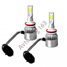 Светодиодные лампы Super LED C9 H11 6000К с вентилятором охлаждения (пара)