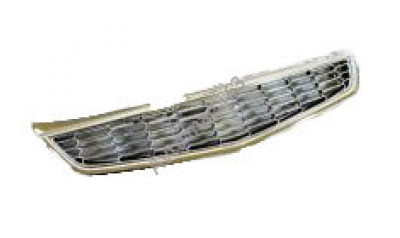Декоративная решетка радиатора на ВАЗ 2170-71-72 Приора SE "Соты" (хромированная)
