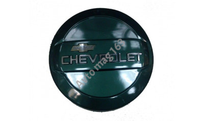 Чехол запасного колеса на Шевроле Нива надпись "CHEVROLET"