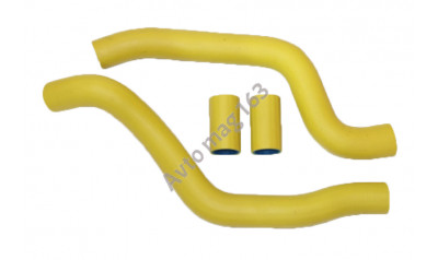 Патрубки радиатора Ваз 2110-2111 (4 шт.) желтые comfort