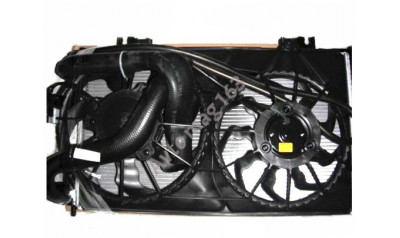 Вентилятор охлаждения радиатора двигателя Приора (2170, 71, 72) c кондиционером "Hella"