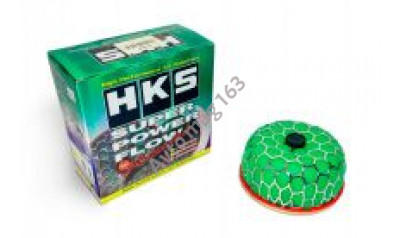 Фильтр воздушный поролон "HKS style" зеленый D=63,5 мм малый
