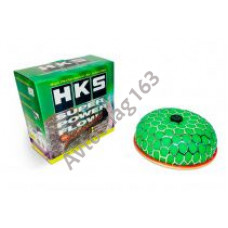 Фильтр воздушный поролон "HKS style" зеленый D=80 мм большой